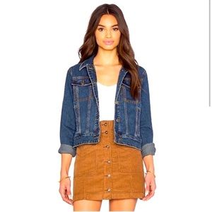 Free People Fitted Denim Jacket